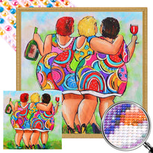 Load image into Gallery viewer, AB Diamond Painting - Full Round - fat lady (40*40CM)