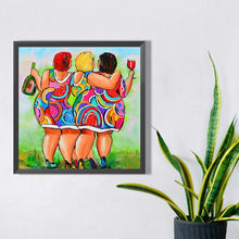 Load image into Gallery viewer, AB Diamond Painting - Full Round - fat lady (40*40CM)