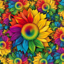 Load image into Gallery viewer, AB Diamond Painting - Full Round - rainbow sunflower (40*40CM)