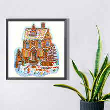 Load image into Gallery viewer, AB Diamond Painting - Full Round - Christmas Cookie House (40*40CM)