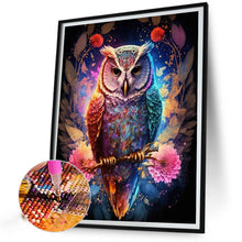 Load image into Gallery viewer, AB Diamond Painting - Full Round - owl on branch (40*50CM)