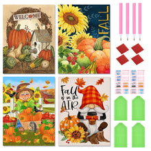 Load image into Gallery viewer, 4pcs Diamond Painting Set - autumn harvest (30*40CM)