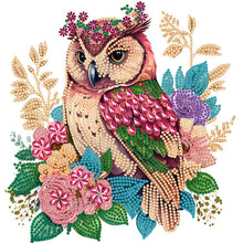 Load image into Gallery viewer, 4pcs Diamond Painting Set - parrot and owl (30*30CM)