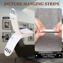 Load image into Gallery viewer, Double Sided Picture Hanging Strips Heavy Duty No Nails Refill (12 pairs L)