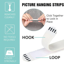 Load image into Gallery viewer, Double Sided Picture Hanging Strips Heavy Duty No Nails Refill (12 pairs L)