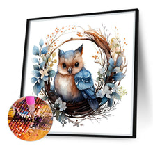 Load image into Gallery viewer, Diamond Painting - Full Round - animals in wreath (40*40CM)