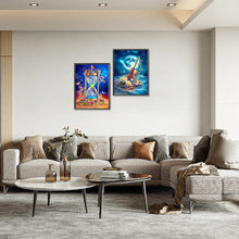 Load image into Gallery viewer, 2pcs Diamond Painting Set - Sea violin and funnel on sand (30*40CM)