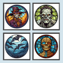 Load image into Gallery viewer, 4pcs Diamond Painting Set - halloween atmosphere (30*30CM)