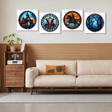 Load image into Gallery viewer, 4pcs Diamond Painting Set - halloween atmosphere (30*30CM)