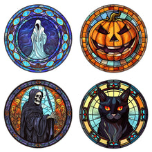 Load image into Gallery viewer, 4pcs Diamond Painting Set - halloween atmosphere (30*30CM)