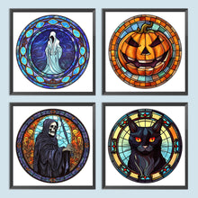 Load image into Gallery viewer, 4pcs Diamond Painting Set - halloween atmosphere (30*30CM)