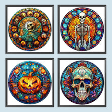 Load image into Gallery viewer, 4pcs Diamond Painting Set - halloween atmosphere (30*30CM)