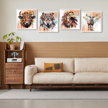 Load image into Gallery viewer, 4pcs Diamond Painting Set - Indian style animals (30*30CM)