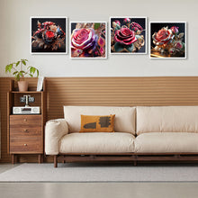 Load image into Gallery viewer, 4pcs Diamond Painting Set - metal rose (30*30CM)