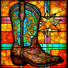 Load image into Gallery viewer, 4pcs Diamond Painting Set - boot glass painting (30*30CM)