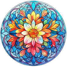 Load image into Gallery viewer, 4pcs Diamond Painting Set - flower glass painting (30*30CM)