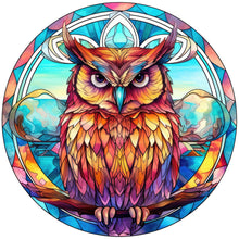 Load image into Gallery viewer, 4pcs Diamond Painting Set - owl glass painting (30*30CM)