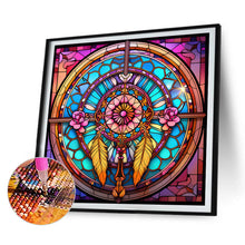 Load image into Gallery viewer, 4pcs Diamond Painting Set - dream catcher glass painting (30*30CM)