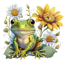 Load image into Gallery viewer, 4pcs Diamond Painting Set - sunflower frog (30*30CM)