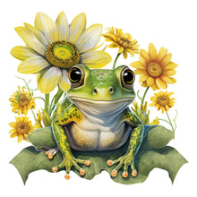 Load image into Gallery viewer, 4pcs Diamond Painting Set - sunflower frog (30*30CM)