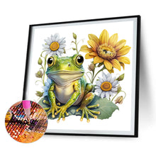 Load image into Gallery viewer, 4pcs Diamond Painting Set - sunflower frog (30*30CM)