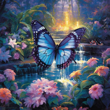 Load image into Gallery viewer, 4pcs Diamond Painting Set - garden butterfly (30*30CM)