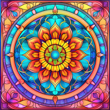 Load image into Gallery viewer, 4pcs Diamond Painting Set - mandala glass painting (30*30CM)
