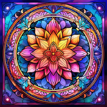 Load image into Gallery viewer, 4pcs Diamond Painting Set - mandala glass painting (30*30CM)