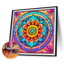 Load image into Gallery viewer, 4pcs Diamond Painting Set - mandala glass painting (30*30CM)