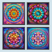 Load image into Gallery viewer, 4pcs Diamond Painting Set - mandala glass painting (30*30CM)