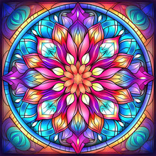 Load image into Gallery viewer, 4pcs Diamond Painting Set - mandala glass painting (30*30CM)