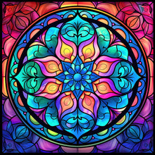 Load image into Gallery viewer, 4pcs Diamond Painting Set - mandala glass painting (30*30CM)