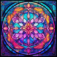 Load image into Gallery viewer, 4pcs Diamond Painting Set - mandala glass painting (30*30CM)