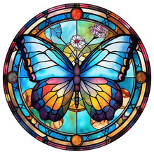 Load image into Gallery viewer, 4pcs Diamond Painting Set - butterfly glass art (30*30CM)