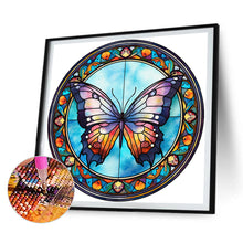 Load image into Gallery viewer, 4pcs Diamond Painting Set - butterfly glass art (30*30CM)