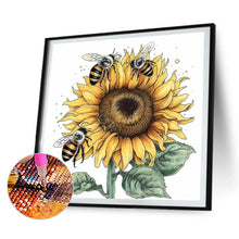 Load image into Gallery viewer, 4pcs Diamond Painting Set - sunflower honey (30*30CM)