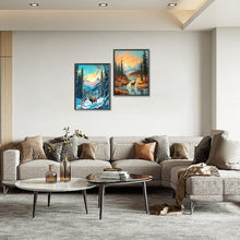 Load image into Gallery viewer, 2pcs Diamond Painting Set - Autumn and winter elk (30*40CM)