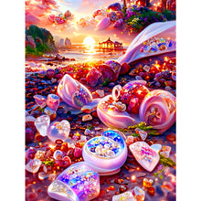 Load image into Gallery viewer, 2pcs Diamond Painting Set - Dream shell scene (30*40CM)