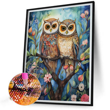 Load image into Gallery viewer, Diamond Painting - Full Round - forest owl (40*50CM)