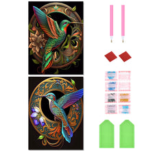 Load image into Gallery viewer, 2pcs Diamond Painting Set - hummingbird (30*40CM)
