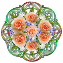 Load image into Gallery viewer, 4pcs Diamond Painting Set - mandala bouquet (30*30CM)