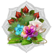 Load image into Gallery viewer, 4pcs Diamond Painting Set - mandala bouquet (30*30CM)