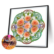Load image into Gallery viewer, 4pcs Diamond Painting Set - mandala bouquet (30*30CM)