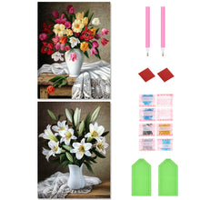 Load image into Gallery viewer, 2pcs Diamond Painting Set - fresh bouquet (30*40CM)