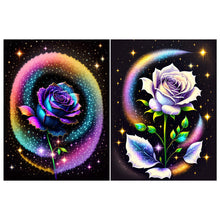Load image into Gallery viewer, 2pcs Diamond Painting Set - glitter rose (30*40CM)