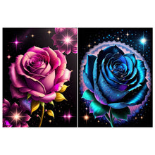 Load image into Gallery viewer, 2pcs Diamond Painting Set - glitter rose (30*40CM)