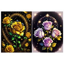 Load image into Gallery viewer, 2pcs Diamond Painting Set - glitter rose (30*40CM)