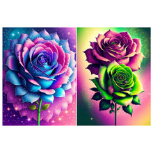 Load image into Gallery viewer, 2pcs Diamond Painting Set - glitter rose (30*40CM)