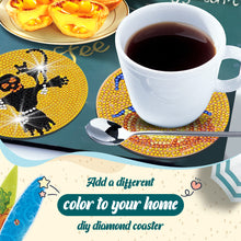 Load image into Gallery viewer, 8PCS Diamond Painting Art Coaster Kit Flower Bird Christmas Gnome Winter Snowman