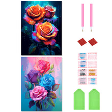 Load image into Gallery viewer, 2pcs Diamond Painting Set - roses (30*40CM)